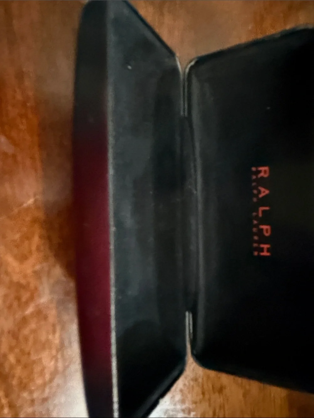 Ralph Lauren Black Hard Eyeglass Case